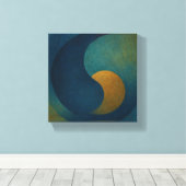 "Seeds of Stillness" Abstract Canvas Afdruk (Insitu (Houten vloer))