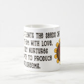 *Seeds van het citaat van de Leerder van de Kennis Koffiemok (Center)