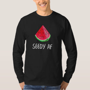 Seedy AF Watermeloen Zomer Fruit Melon T-shirt