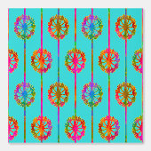 Seedy Elegance in Turquoise Behang (Voorkant)