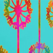 Seedy Elegance in Turquoise Behang (Zoom)