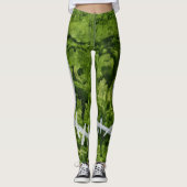 Seedy Pete Skull Odd Whimsical Monster Art Quirky Leggings (Voorkant)