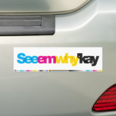 SeeEmWhy'Kay Bumpersticker (Op auto)