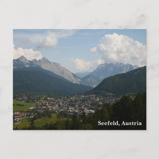 Seefeld Austria Briefkaart (Voorkant)