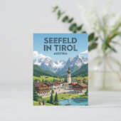 Seefeld in Tirol Oostenrijk Briefkaart (Staand voorkant)