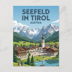 Seefeld in Tirol Oostenrijk Briefkaart