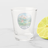 Seefeld in Tirol Oostenrijk Shot Glas (Achterkant)