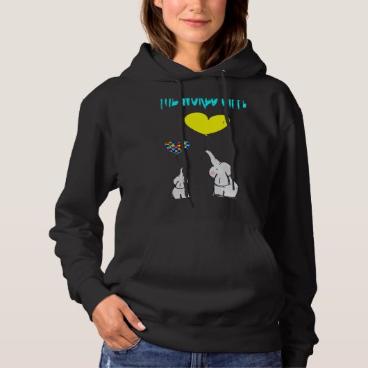 Seeing The World Differently Autism Hoodie (Voorkant)