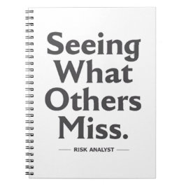Seeing What Others Miss – Risk Analyst Notitieboek