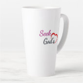 Seek God's Heart Latte Mok (Rechterhoek)