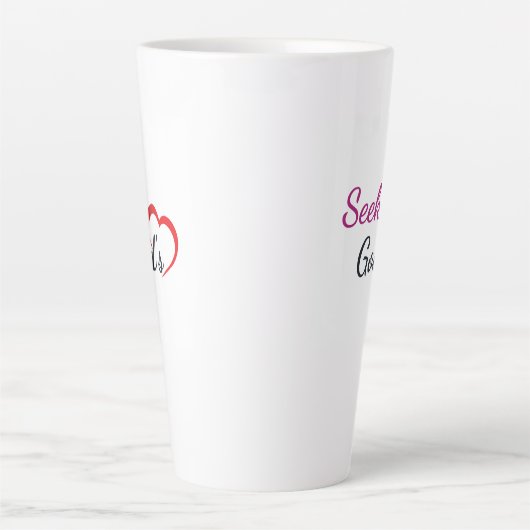 Seek God's Heart  Latte Mok (Voorkant)