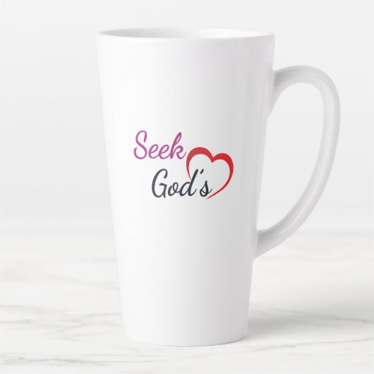 Seek God's Heart  Latte Mok (Rechts)
