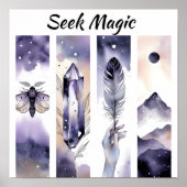 Seek Magic Boho Art Poster (Voorkant)