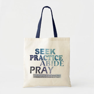 Seek-Practice-Abide-Pray-Canvas tas