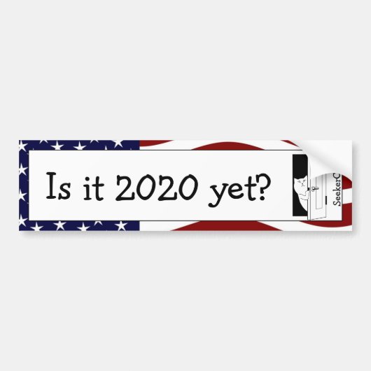 SeekerCat2020 Bumpersticker (Voorkant)