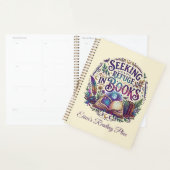 Seeking Refuge in Books Whimsical Celestial Planner (Display)