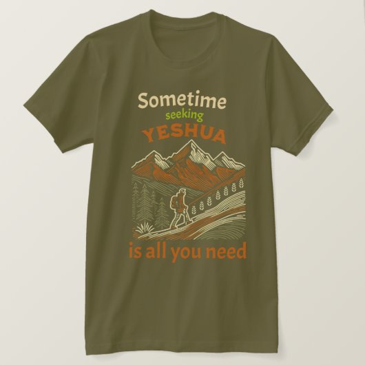 "Seeking Yeshua" T-Shirt (Design voorkant)
