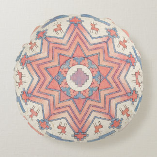 Seelenkreis Ethno Mandala Runde Kissen Rond Kussen