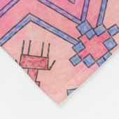 Seelenkreis – Folklore Mandala der inneren Ruhe Fleece Deken (Hoek)