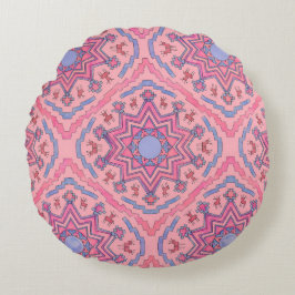 Seelenkreis – Leuchtende Mandala Fleecedecke Rond Kussen