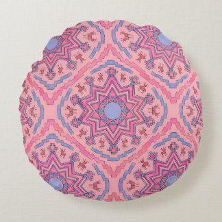 Seelenkreis – Leuchtende Mandala Fleecedecke Rond Kussen