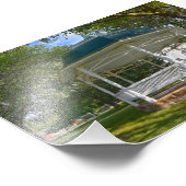 Seelye House Gazebo, Abilene, Kansas Foto Afdruk (Hoek)