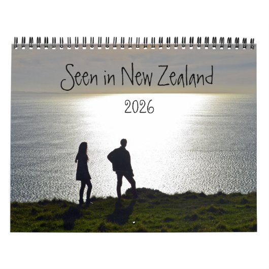 Seen in New Zealand calendar Kalender (Hoes)