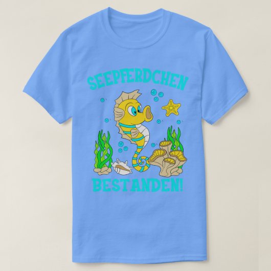 Seepferdchen Bestanden Schwimperfung Kinder T-shirt (Design voorkant)