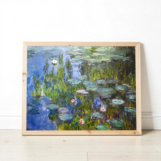 Seerosen door Claude Monet Poster