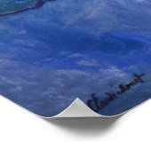 Seerosen door Claude Monet Poster (Hoek)