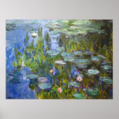 Seerosen door Claude Monet Poster (Voorkant)