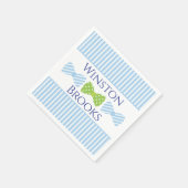 Seersucker Bow Stropdas Baby shower Party servette Servet (Hoek)