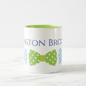 Seersucker Bow Stropdas Gepersonaliseerde Mok (Center)