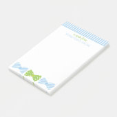 Seersucker Bow Stropdas Gepersonaliseerde Post-it Post-it® Notes (Schuin)