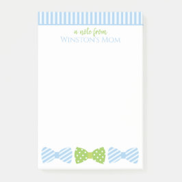 Seersucker Bow Stropdas Gepersonaliseerde Post-it  Post-it® Notes