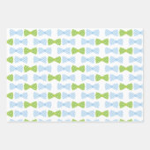 Seersucker Bow Stropdas Gift Wrap Sheets Inpakpapier Vel (Voorkant 3)