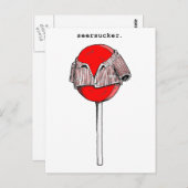 seersucker briefkaart (Voorkant / Achterkant)