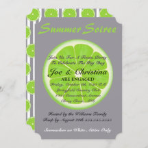 Seersucker & Limoen Fiesta Cocktail Party Invitati