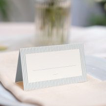 Seersucker streep blauw wit eenvoudige baby shower
