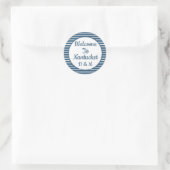 Seersucker Welkom  Sticker (Tas)