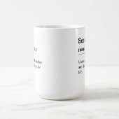 Seester Noun: Een zus, maar koeler - Koffiemok (Center)