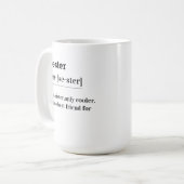 Seester Noun: Een zus, maar koeler - Koffiemok (Voorkant links)