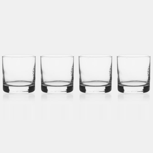Seestern Mandala Whisky Glas (Rechts)