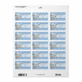 Seestern mit muster etiket (Full Sheet)