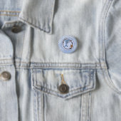Seestern mit Muster Ronde Button 3,2 Cm (In situ)