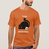Sega Mysterious Black Cat & Schedel T-shirt (Voorkant)