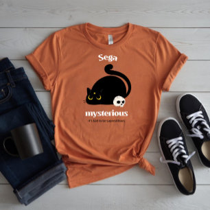 Sega Mysterious Black Cat & Schedel T-shirt