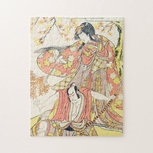 Segawa Kikunojo als Woman Katsukawa Shunsho art Legpuzzel (Verticaal)