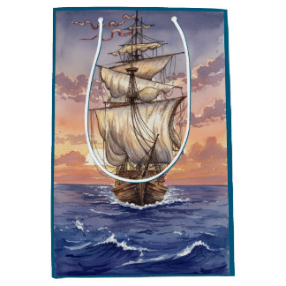 Segelboot auf dem Meer Medium Cadeauzakje