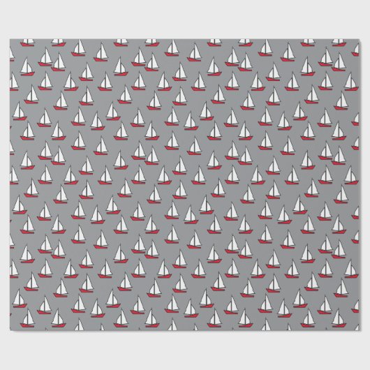 Segelboot Cadeaupapier (Vlak)